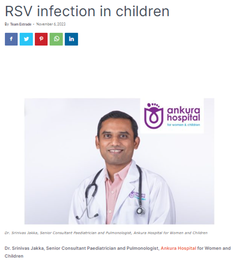 RSV infection in children