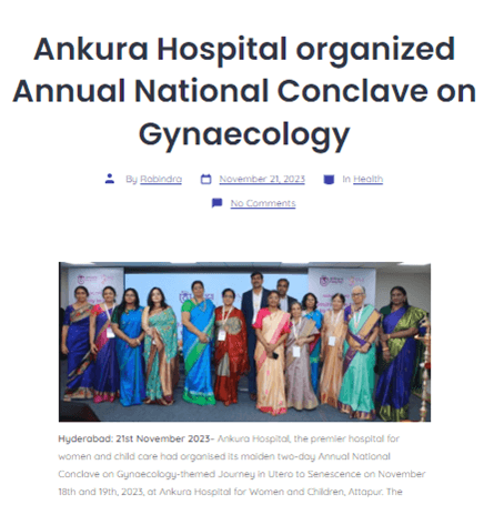 Ankura Hospital organized annual