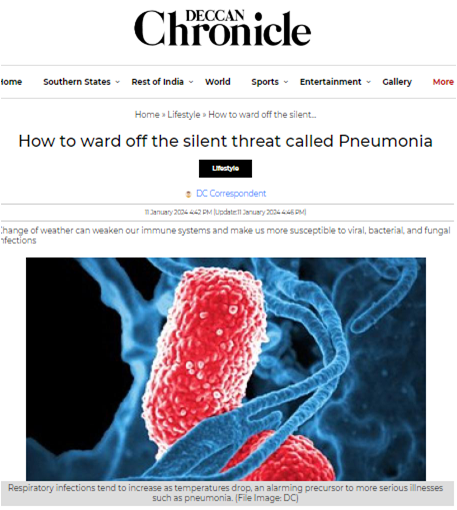how to ward off the slient threat called Pneumonia