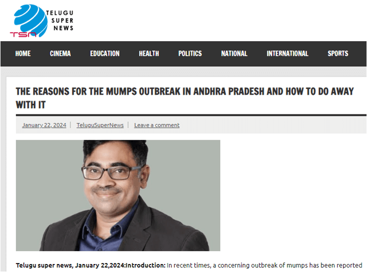 The Reasons for the Mumps outbreak in AP